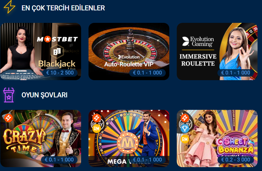 Mostbet Türkiye: Keyifle casino oynayın ve spor bahisleri yapın!